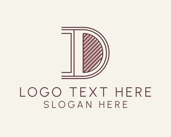 Lettering logo example 3