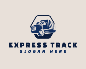 Automotive Cargo Truck logo design