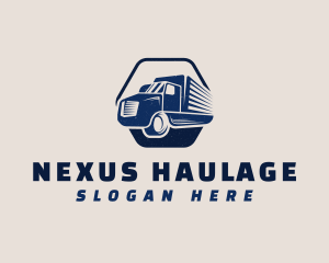 Automotive Cargo Truck logo design