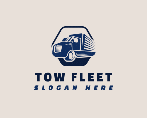 Automotive Cargo Truck logo design