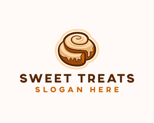 Cinnamon Baking Sweet logo design