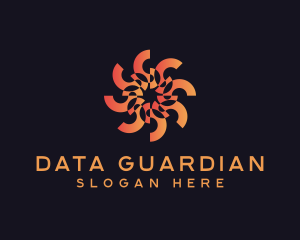 Vortex Data Software logo design