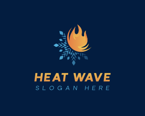 Heat Element Temperature logo design