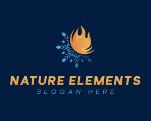 Heat Element Temperature logo design