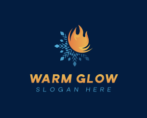 Heat Element Temperature logo design