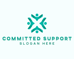 People Support Organization logo design