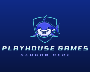 Shark Shield Gaming logo design