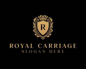 Regal Shield Crown logo design