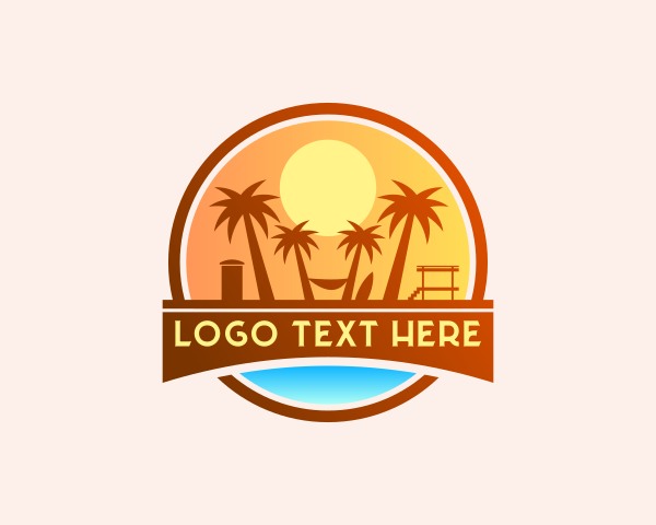Beach logo example 3