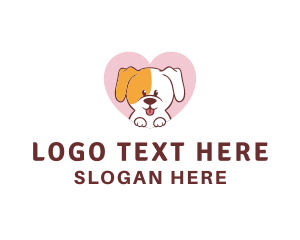 Grooming Dog Heart logo