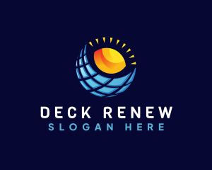 Solar Panel Energy logo design