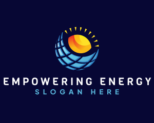 Solar Panel Energy logo design