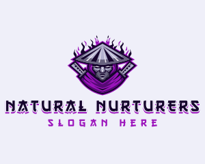 Ninja Assassin Hunter logo design