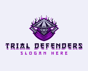 Ninja Assassin Hunter logo design