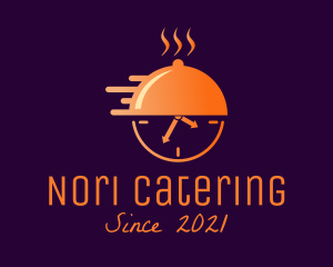 Clock Cloche Catering  logo design