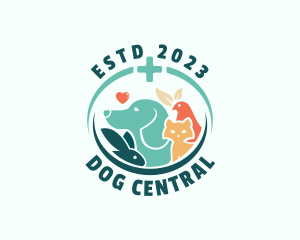 Animal Vet Grooming logo design