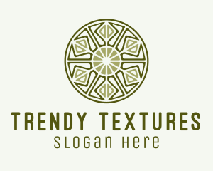 Textile Pattern Decoration logo design