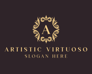 Luxury Floral Ornament logo design