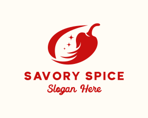 Red Chili Spice logo design