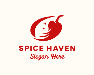 Red Chili Spice logo design