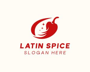 Red Chili Spice logo design