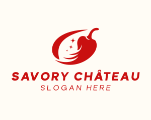 Red Chili Spice logo design