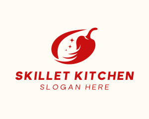 Red Chili Spice logo design