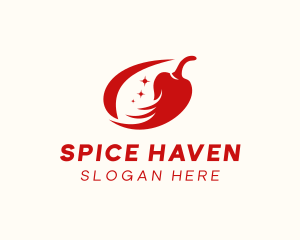 Red Chili Spice logo design