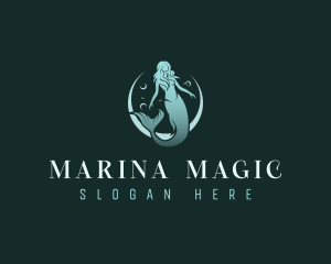 Siren Sea Mermaid logo design