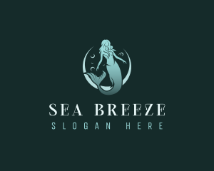 Siren Sea Mermaid logo design