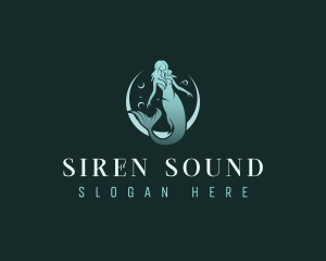 Siren Sea Mermaid logo design