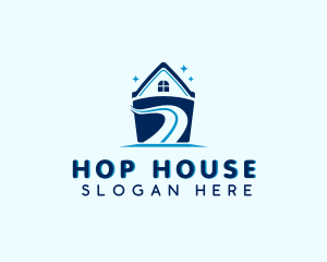 House Cleaning Bucket logo design