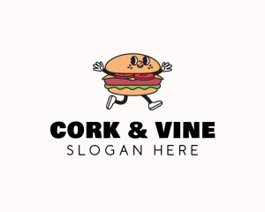 Hamburger Snack Restaurant logo design