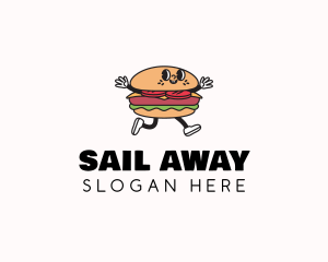 Hamburger Snack Restaurant logo design