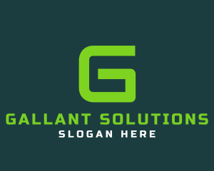 Gaming Green Letter G logo design