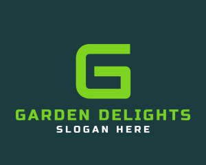 Gaming Green Letter G logo design