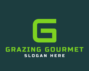 Gaming Green Letter G logo design