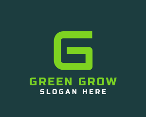 Gaming Green Letter G logo design