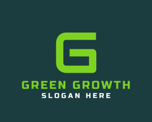 Gaming Green Letter G logo design