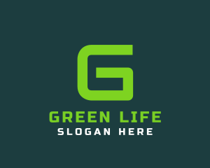 Gaming Green Letter G logo design