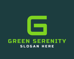 Gaming Green Letter G logo design