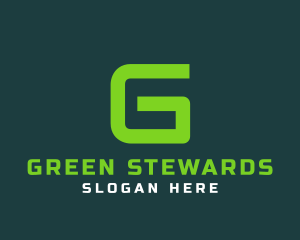 Gaming Green Letter G logo design