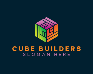 Cyber Tech Cube logo design