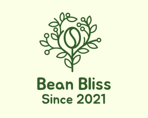 Coffee Bean Tree Branch logo design