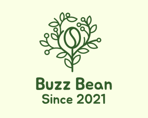 Coffee Bean Tree Branch logo design