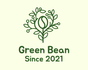 Coffee Bean Tree Branch logo design