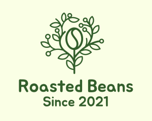 Coffee Bean Tree Branch logo design