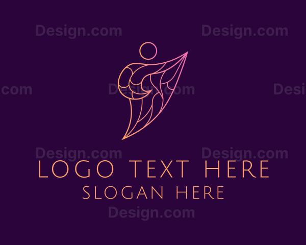 Abstract Charity Person Logo