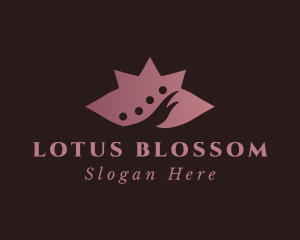 Hand Lotus Massage logo design