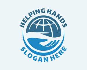 Hand Globe Volunteer logo